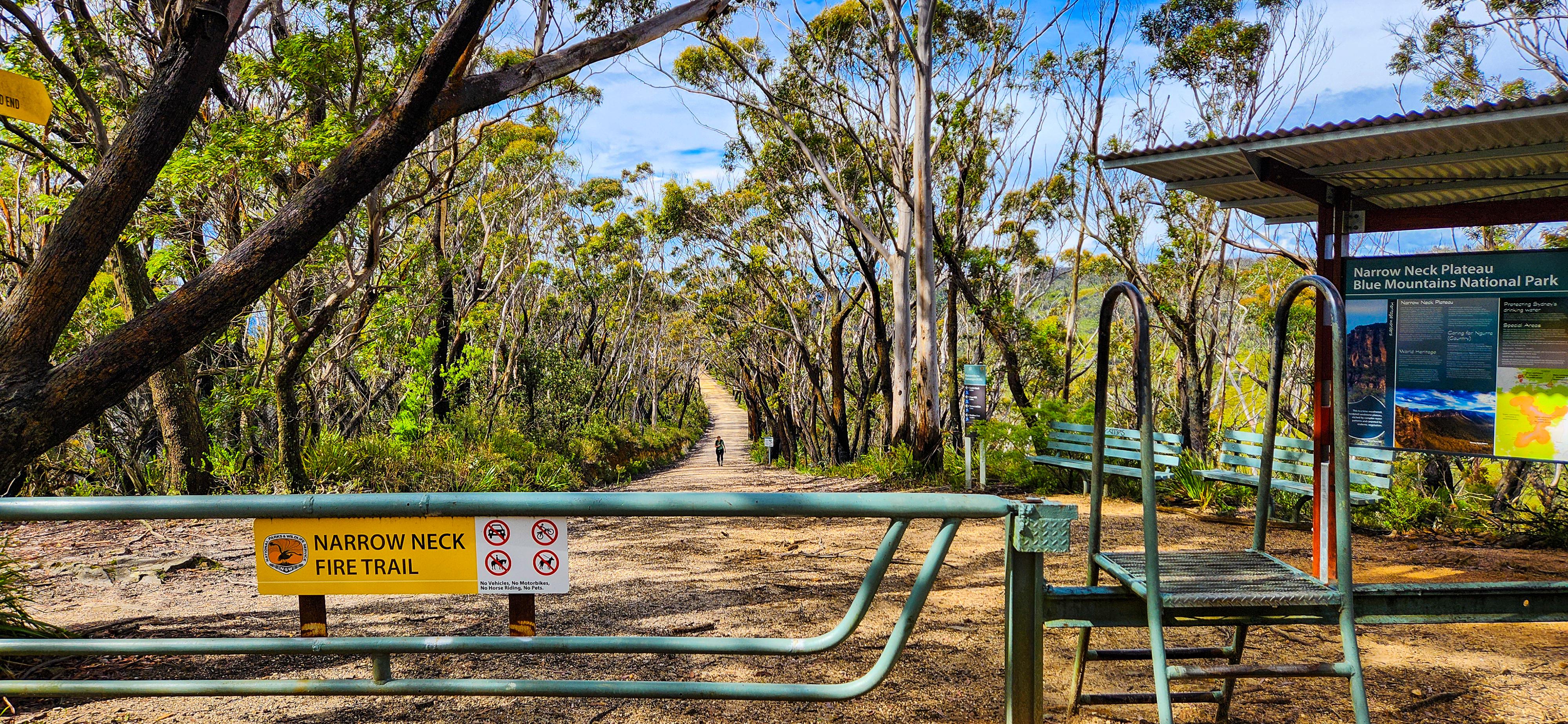 Narrow Neck Trail Locked Gate